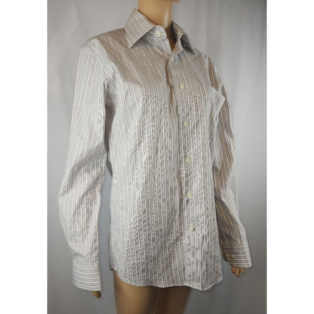 Pierre Cardin | Men | Dress Shirt | Long Sleeve | Stripped | Size Small